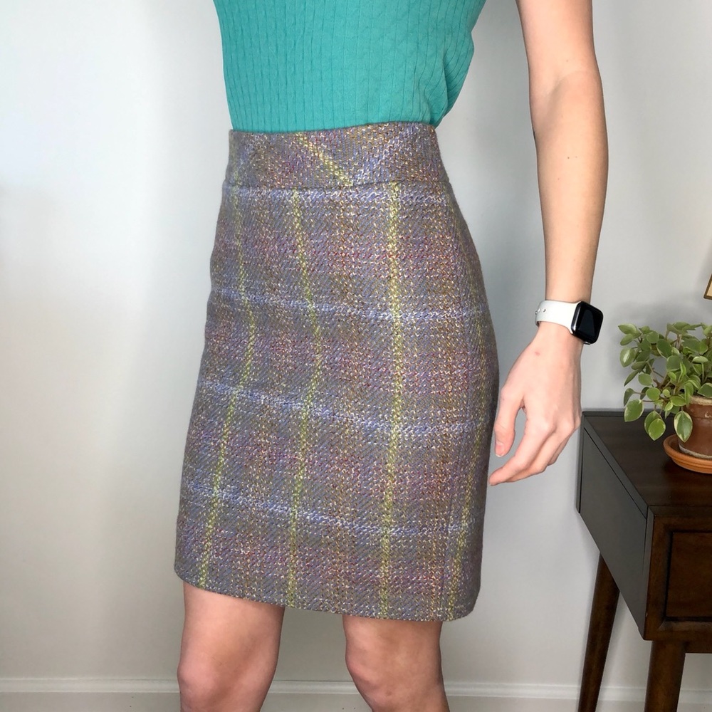 NWOT JCrew Wool Tweed Pencil Skirt